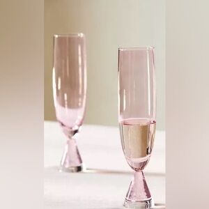 2!!!! ANTHROPOLOGIE NWT Ramona flutes -pink